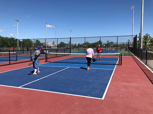 The award-winning Empire Sportsplex in Welland, Ont. has six dedicated pickleball courts plus three tennis courts with line overlay for six additional pickleball courts.