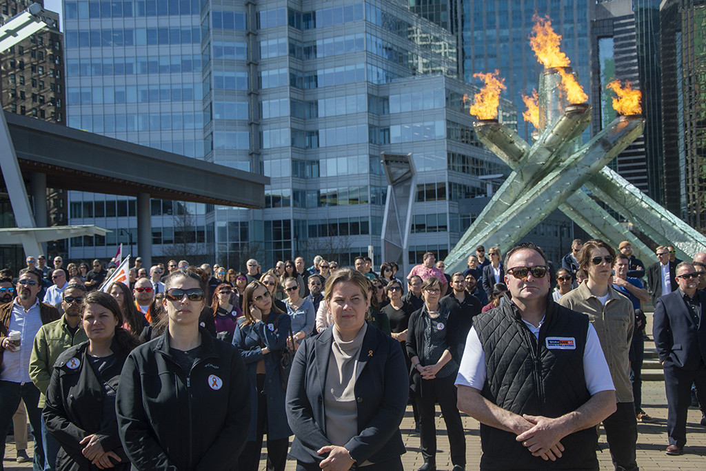 'We’re tired of burying our workers and family:' Day of Mourning in Vancouver draws large crowd