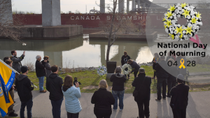 Day of Mourning started early at Welland Canal memorial to 137 canal builders