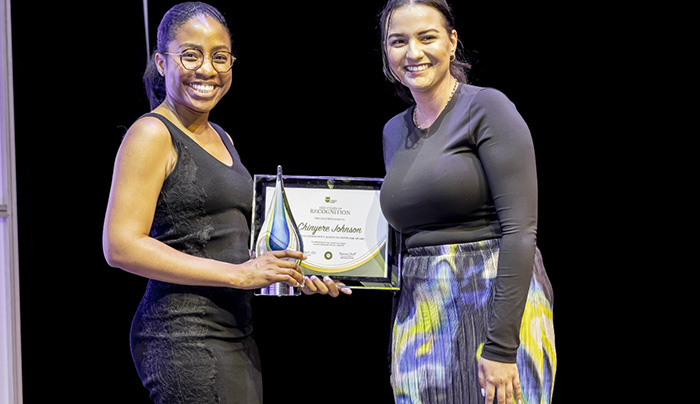 Chinyere Johnson was a Building Diversity Awards 2023 recipient in the NexGen Builders Mentee category. The award was presented during a gala at the Design Exchange in Toronto.