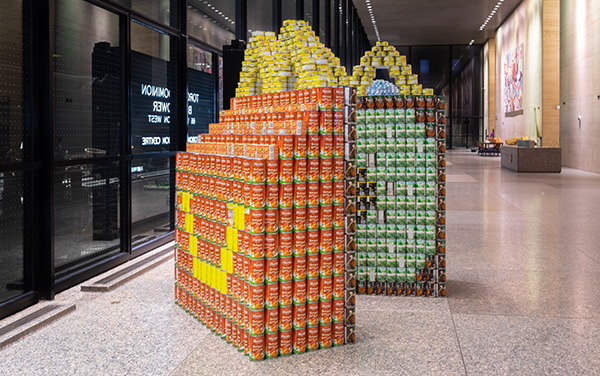 一个荣誉奖给BDP四边形canstructure健康餐。