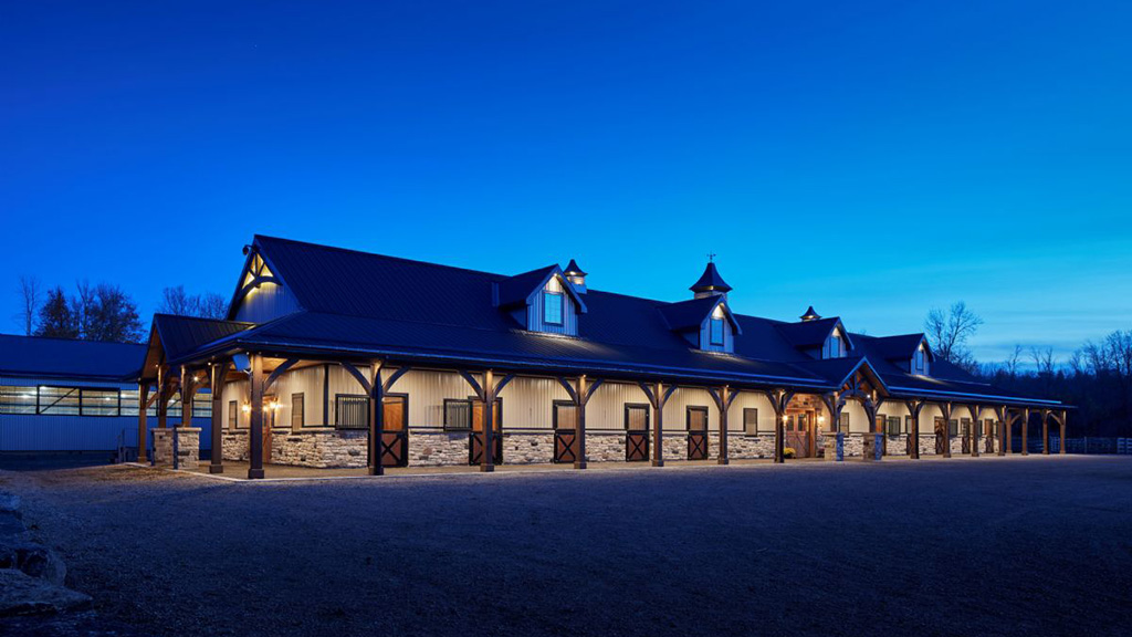 Equestrian facility in the winner’s circle, taking home 2022 CFBA Project of the Year Award