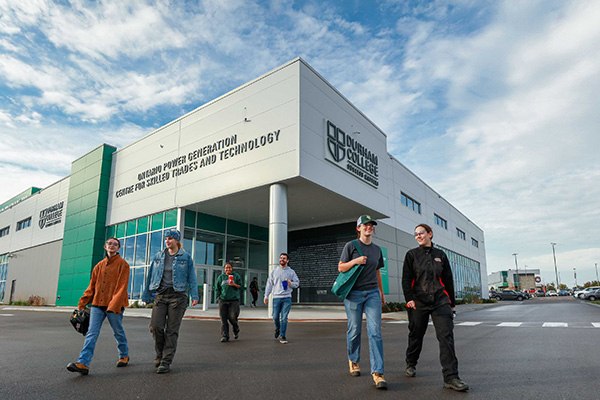  Durham College’s new Ontario Power Generation Centre for Skilled Trades and Technology in Whitby, Ont. offers training spaces for elevator construction, electrical, plumbing and steamfitting.