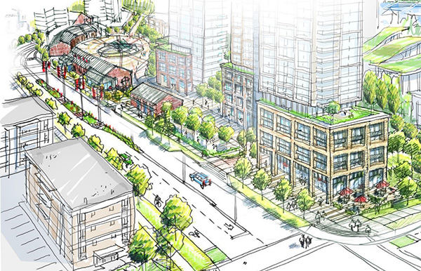 Councillors for the City of Victoria have unanimously voted for city staff to work with developer Focus Equities on finalizing designs for the Roundhouse at Bayview development before sending the project out for a public hearing.