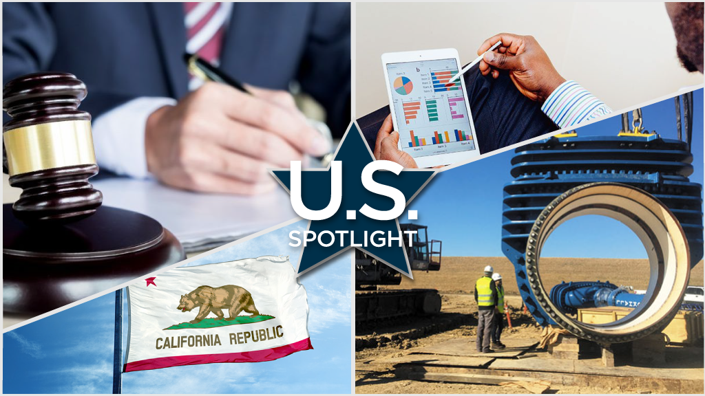 U.S. Spotlight: Texas pours money into water infrastructure; RLB’s latest quarterly cost report; California’s careful budget