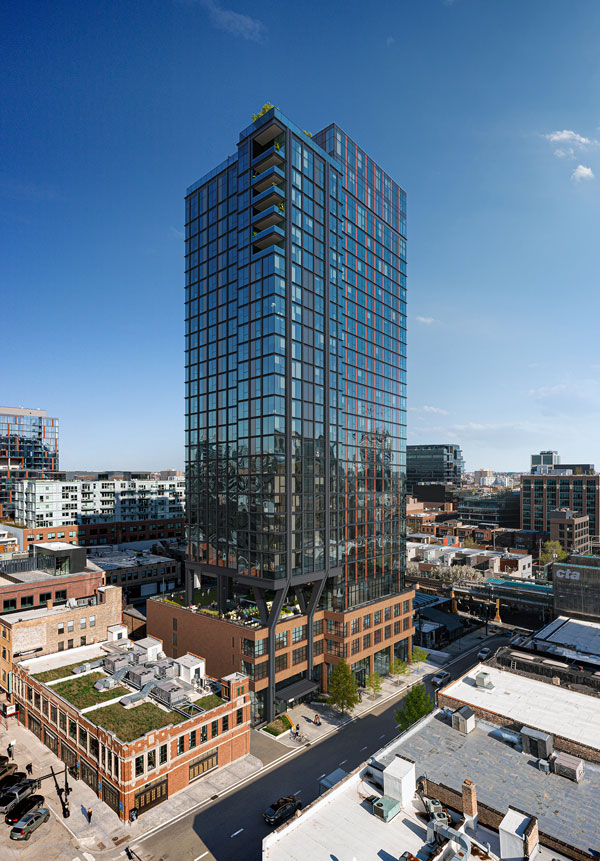 1) Lead Fulton Market developer Sterling Bay's first residential tower, The Dylan.