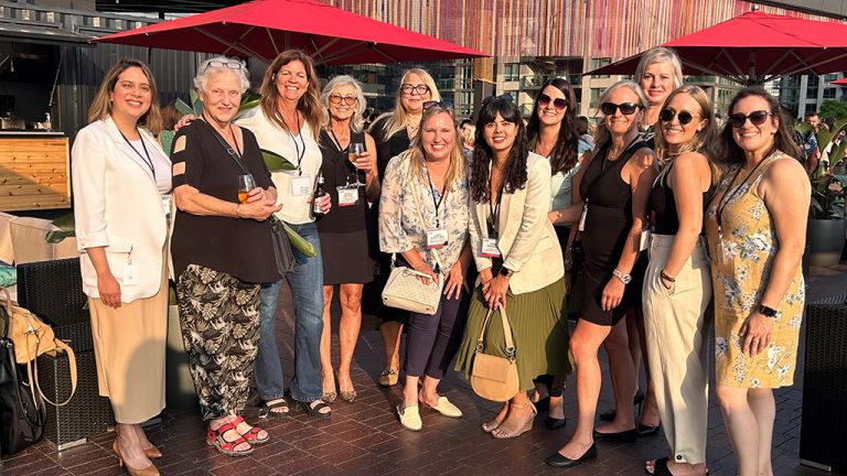 The Canadian Association of Women in Construction celebrated its summer social at SOCO in Toronto on July 24. Members of the new board of directors and past boards as well as members came together to network.