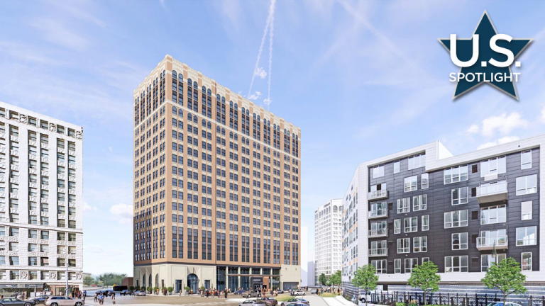 The Residences @ 150 Bagley is the latest in an emerging converted residential area near downtown Detroit's Grand Circus Park.