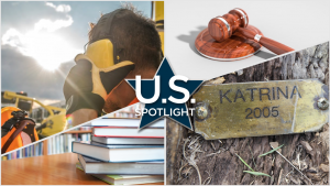 U.S. Spotlight: Learning from Katrina disaster; Hawaii wildfire lawsuit; new Roosevelt library