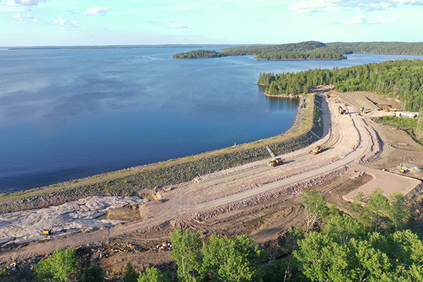 Caribou Falls Block Dam 2 Reconstruction in Ontario also won a CCEA award. The generating station Block Dam 2 sustained unexpected slope movements after 60 years of good performance. Ontario Power Generation retained KGS Group to perform investigations, design and provide contract administration and dam performance monitoring for reconstruction of the dam.
