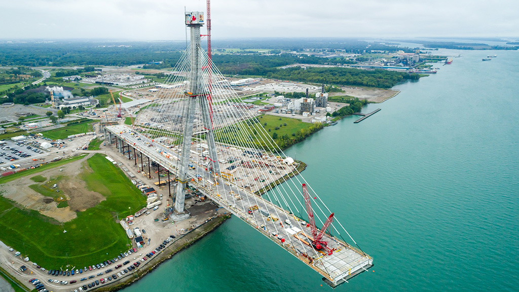 Bridging North America is making rapid progress on the $6-billion Gordie Howe International Bridge project in Windsor.