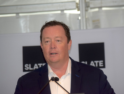 Slate founding partner Blair Welch said Slate is pleased with how the City of Hamilton has cooperated and supported the Steelport venture.