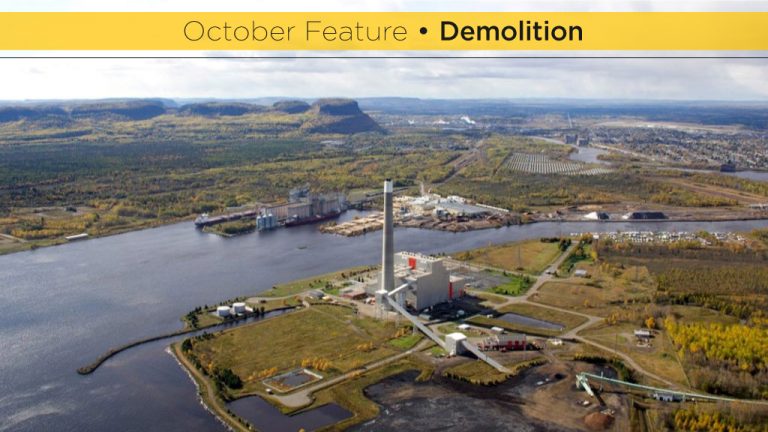 Located on Mission Island on the shores of Lake Superior, the Thunder Bay generation station was the last of four plants that were closed and demolished as part of Ontario’s phase-out of coal-fired electricity generation. The others were Lakeview, Nanticoke and Lambton.