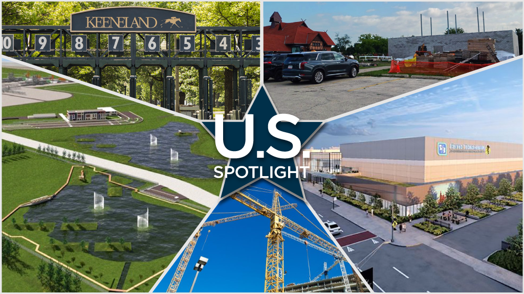 U.S. Spotlight: $93M Keeneland paddock project; North American crane index results; Blackhawks training center expansion