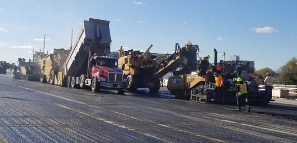 Rebuilding the highway including paving and painting road markings is the most time-consuming part of a rapid bridge replacement job says the MTO.