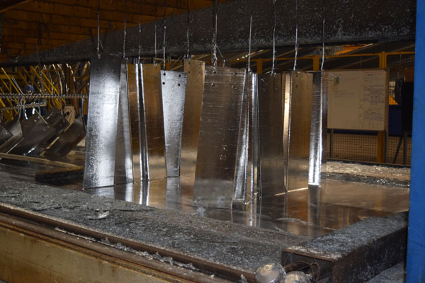 Fabricated steel that’s galvanized in a bath of molten zinc has a much longer life span.