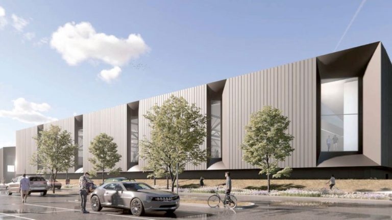 Known as the South End Community Centre in Guelph, Ont., the $115.5-million facility will be a 160,000-square-foot venue consisting of two large structures connected by a central lobby.