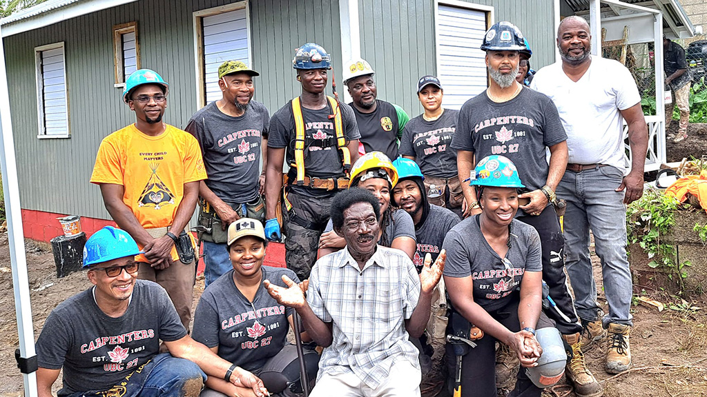 Carpenters’ take skills south to build home for disadvantaged family in Jamaica