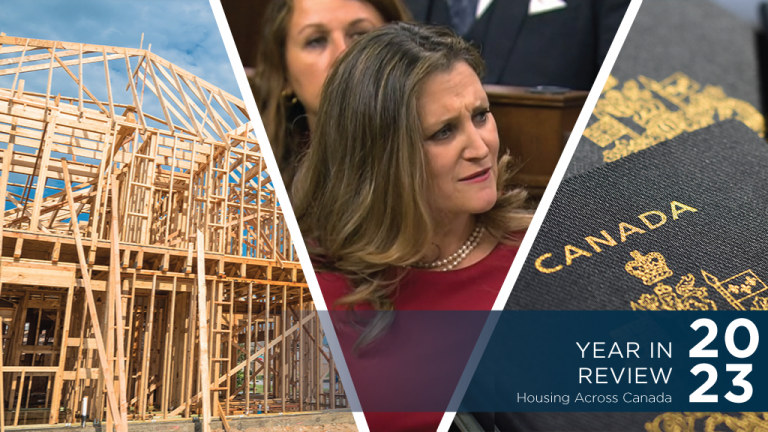 In November, federal Minister of Finance Chrystia Freeland delivered the government’s 2023 Fall Economic Statement in the House of Commons. She introduced some new government programs to support homebuilding and reiterated previous announcements.