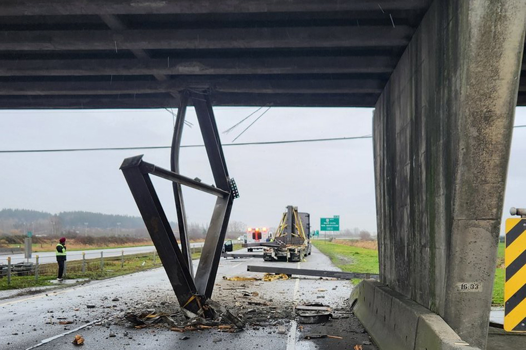 Truck Hits Hwy 99 Overpass, In B.C. Freight Firm's Sixth Such Crash In ...