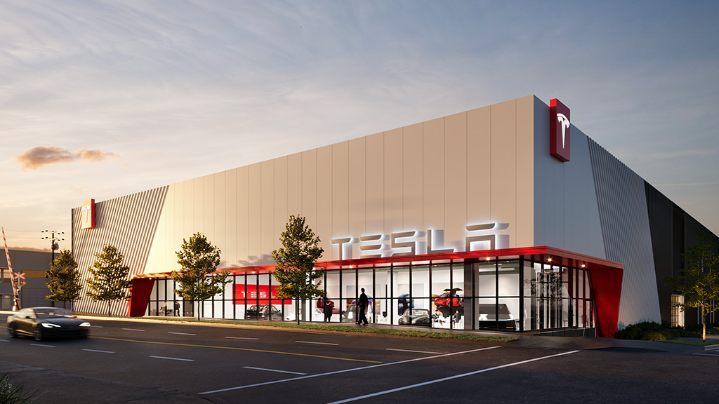 Beedie partners with Tesla to build largest service centre in North America