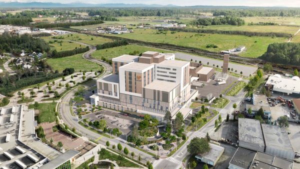 The Surrey Hospital and BC Cancer Centre is one of the health care infrastructure projects featured in ReNew Canada’s Top100 infrastructure project list.