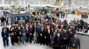 Bombardier is building a private jet manufacturing facility at Pearson Airport in Mississauga, Ont. Ledcor is working on the project.
