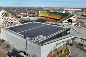 Edmonton’s Commonwealth Recreation Centre solar installation complete