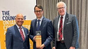 McNaughton, Ontario’s former ‘Minister of Construction,’ wins COCA’s Hard Hat Award