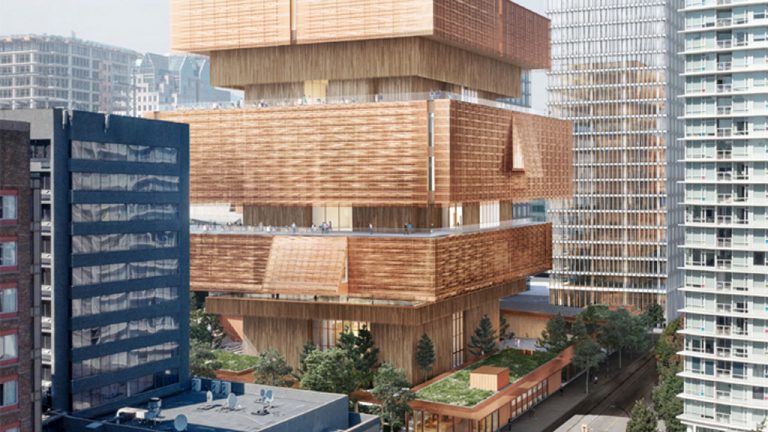 The new nine-level, purpose-built Vancouver Art Gallery will feature a unique exterior facade that incorporates traditional Coast Salish weaving techniques.