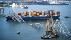 Dali cargo ship leaves Baltimore for Virginia, nearly 3 months after bridge collapse