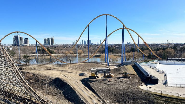 A new attraction, Moosehorn Falls, is being installed in Splash Works at Canada’s Wonderland. The raft waterslide is inspired by waterfalls on the Broad River along the Moosehorn Trail in Fundy National Park in New Brunswick. Canada’s largest theme park is focusing on celebrating its Canadian roots.