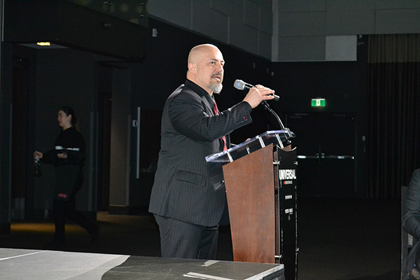 Giovanni Cautillo, president of the Ontario General Contractors Association, welcomed over 500 delegates, mostly women, to the Women in Construction Gala at the Universal Event Space in Vaughan, Ont.