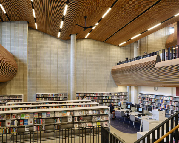 LGA Architectural Partners’ sensitive renovation of Toronto Public Library’s Albert Campbell Branch reinstated the library as a welcoming community hub, saving the 1971 brutalist building from demolition.