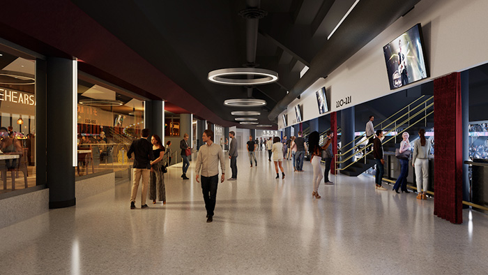 The Hamilton arena renovation will include upgraded concourses and new clubs and suites.