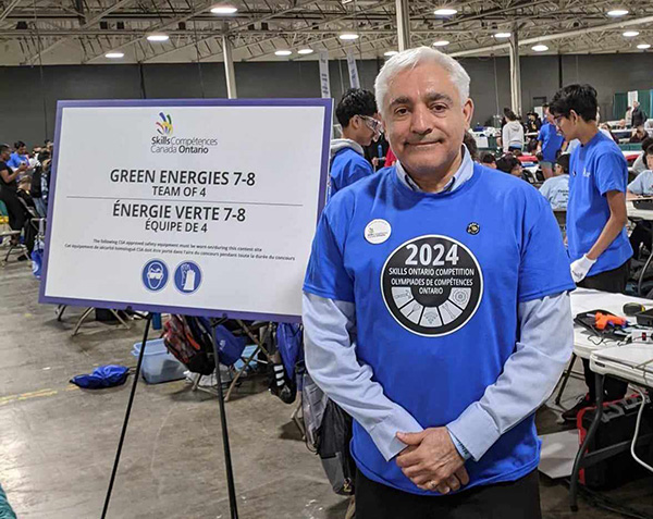 Green Energies Grades 7 and 8 Team of Four competition convenor Paymon Sani, a faculty member at Sheridan College, said participating in the contest is a “personal passion” of his.