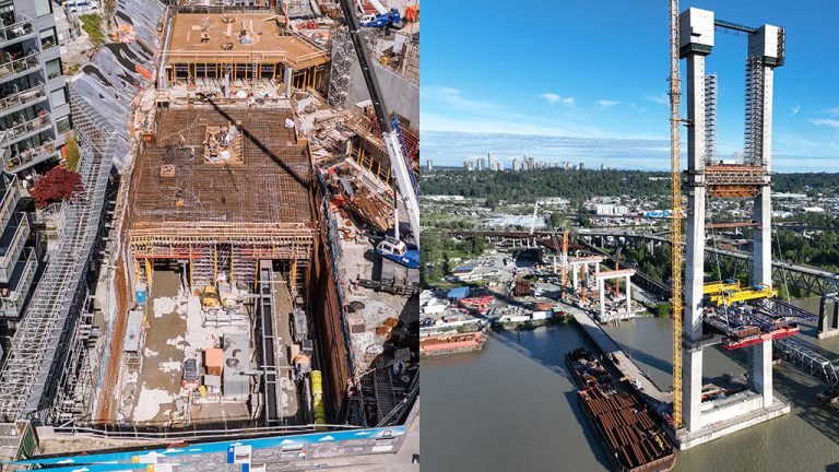 Several construction industry stakeholders are criticizing the B.C. government after news two megaprojects, The Pattullo Bridge and Broadway Subway (pictured), are facing more delays.
