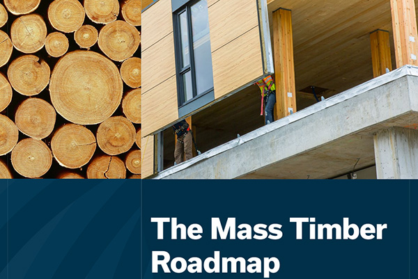 The Mass Timber Roadmap outlines “an ambitious and strategic vision for the future of mass timber in Canada and its potential to transform green construction.”