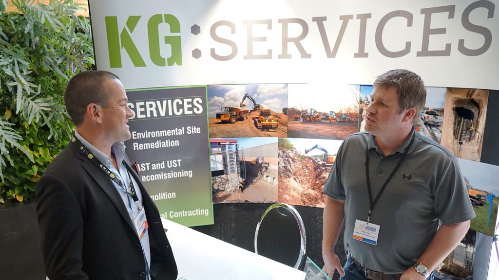 Kris Gaal of KGS Environmental Group speaks to Brayden Ford of Eris about site remediation.
