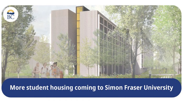 Simon Fraser University will build a new 445-bed student housing project at its Burnaby, B.C. campus. The eight-storey residence will be constructed using mass timber. The total cost will be $187.6 million.