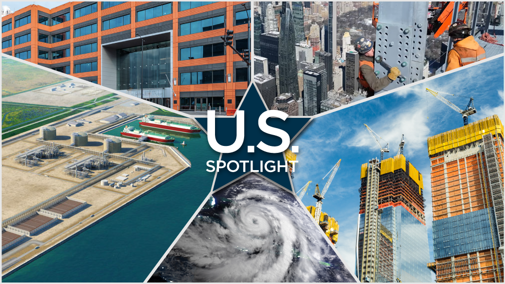 U.S. Spotlight: Massive Texas LNG facility; NYC building code changes; Chicago’s Canal Station