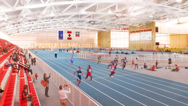 The amenity mix will include a 200-metre hydraulic track with a separate 130-metre, 10-lane sprint track.