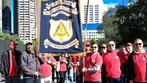 Carpenters’ march in Toronto Labour Day Parade