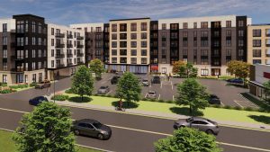 Construction underway on Sentinel Apartments by Big-D Midwest