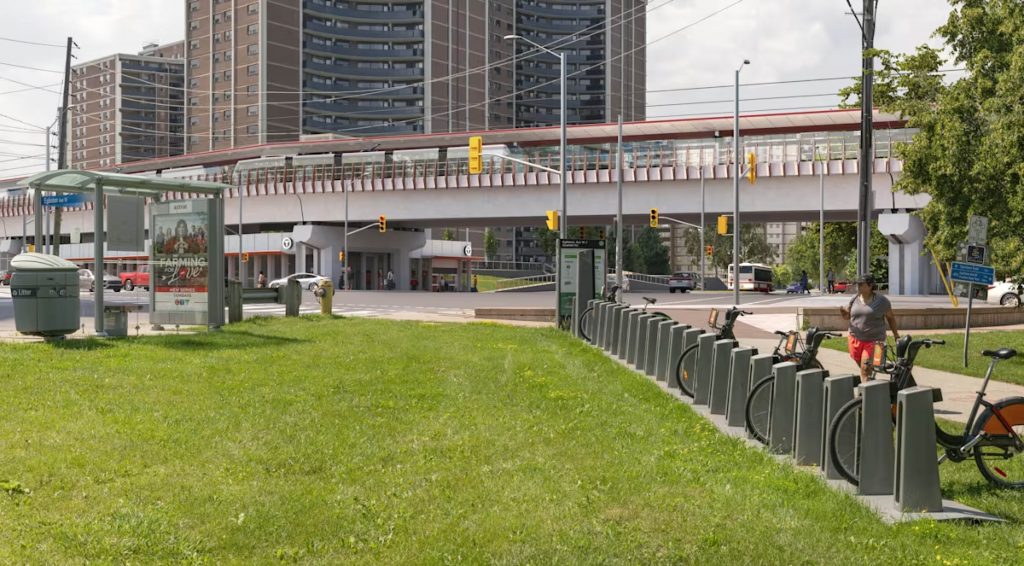 Work begins on Eglinton Crosstown West Extension’s elevated guideway