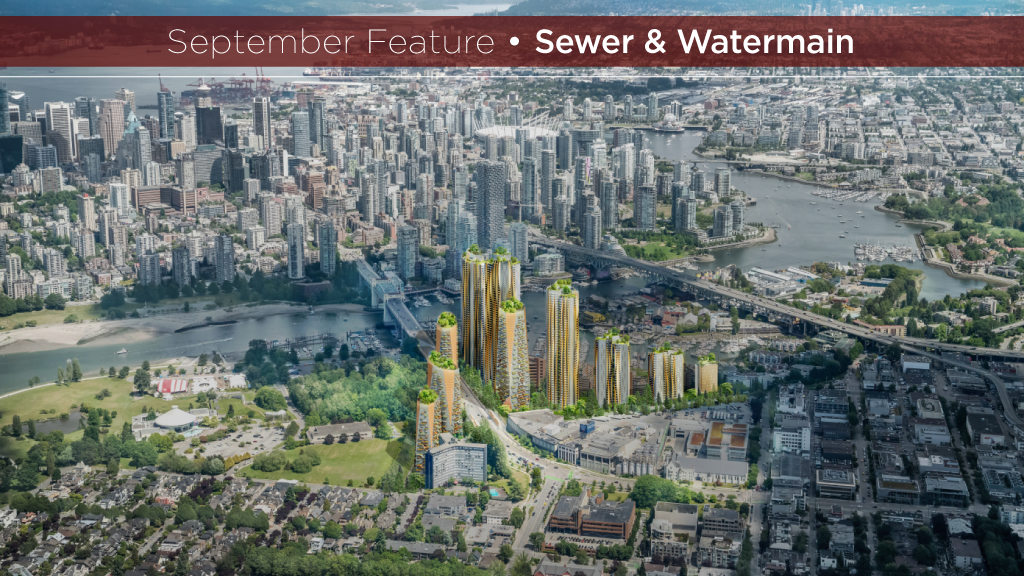 The Metro Vancouver regional district has signed its first deal to supply heat from sewage to the large-scale Senakw development. The massive project sits on reserve land near the Burrard Street bridge and is being built by the Squamish Nation in partnership with developer Westbank Corp. It will see 6,000 rental units spread across 11 towers of 12-58 storeys plus smaller buildings built in four phases.