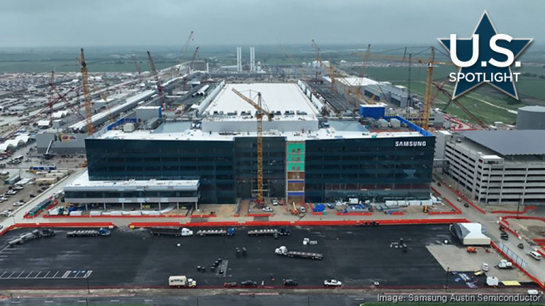 Samsung’s new chip manufacturing facility is taking shape and triggering big changes to the rural area around Taylor, Texas.