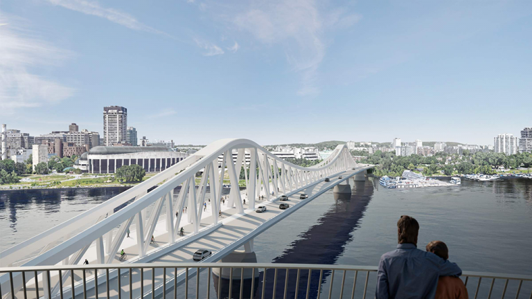 Three designs have been released by the Government of Canada for the replacement of the Alexandra Bridge between Ottawa, Ont. and Gatineau, Que. The Echo design reinterprets features of the Alexandra Bridge, preserving a strong connection to the past.