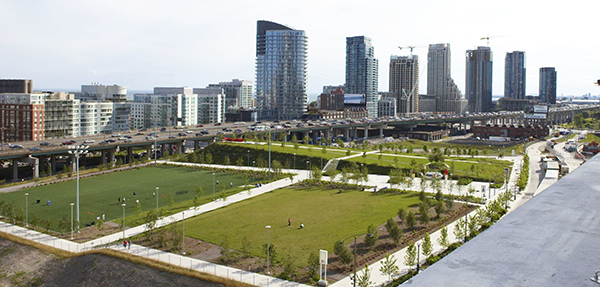 Vancouver’s Concord Adex purchased 35 acres of redundant railway property for redevelopment from Canada Lands in 1997.