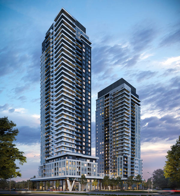 The Vincent is located near the TTC’s Line 1 subway, the Highway 7 transit corridor and Highway 400 in Vaughan, Ont.